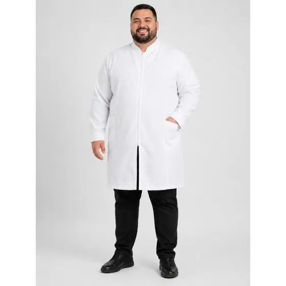 Jaleco Oxford Masculino Plus Size Profissional Elegante Resistente Confortável Várias Cores