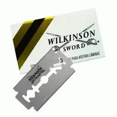 Gilletes, lamina wilkson 1 caixinha com 3 laminas, navalhas