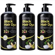 KIT 3 SHAMPOO ESCURECEDOR 500ML ESCURECIMENTO CAPILAR COM EXTRATO HIDRATANTE PROFUNDO E REPARADOR