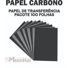 Papel Carbono A4, pacote com 100 folhas para transferência e cópias