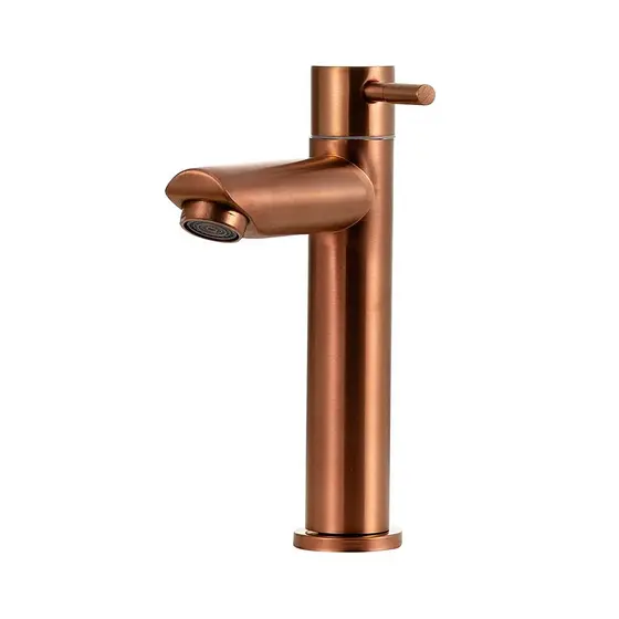 Torneira Para Banheiro Baixa Amazonas Pingoo - Dourado Rose