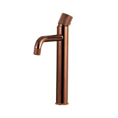 Torneira Para Banheiro Misturador Monocomando Alta Jagui Pingoo - Dourado Rose