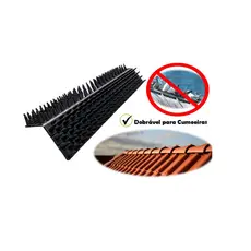 Espícula Barreira - Obstrução de Acesso Anti Pombos Gatos Repelente - 1 Peças COR **PRETA**