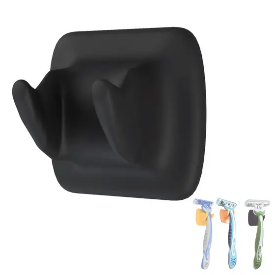 Kit 2 Suportes Parede Banheiro Lamina Barbeador Gillette