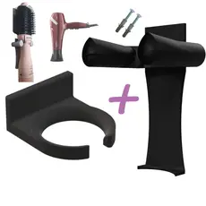 Kit Suporte para Escova Secadora + Secador de Cabelo Universal