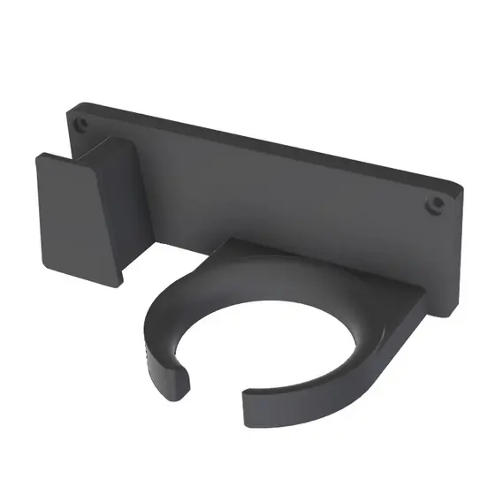 Suporte De Parede P/ Secador De Cabelo e Chapinha - Universal C/ Parafusos