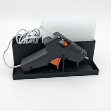 Suporte de Bancada para Pistola de Cola Quente e Bastão Material Organização de Mesa