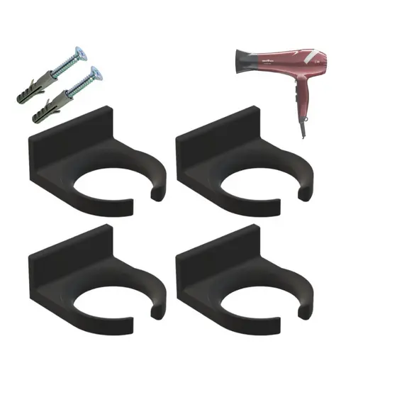 Kit 5 Suportes Secador de Cabelo