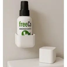 Suporte de Parede para Bloqueador De Odores Sanitário c/ Tampa  - Porta Freecô PamPam Coala
