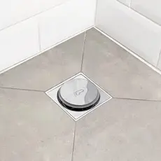 Kit Ralo Inteligente Click 10x10 Cm Inox Banheiro Lavabo Veda Cheiro