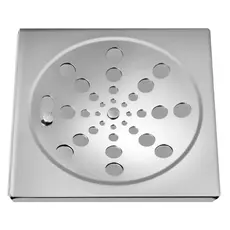 Ralo Grelha Quadrado Inox 9x9 Com Sistema de Fechamento (Abre e Fecha)