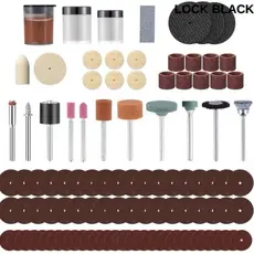 Kit 105 Acessórios Essenciais para Micro Retífica Completo Padrão Dremel Multimarcas lixa disco envio imediato