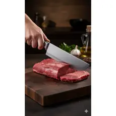 Faca Chef TOP Casa Full Steel 7" – Aço Inoxidável Monobloco 30cm