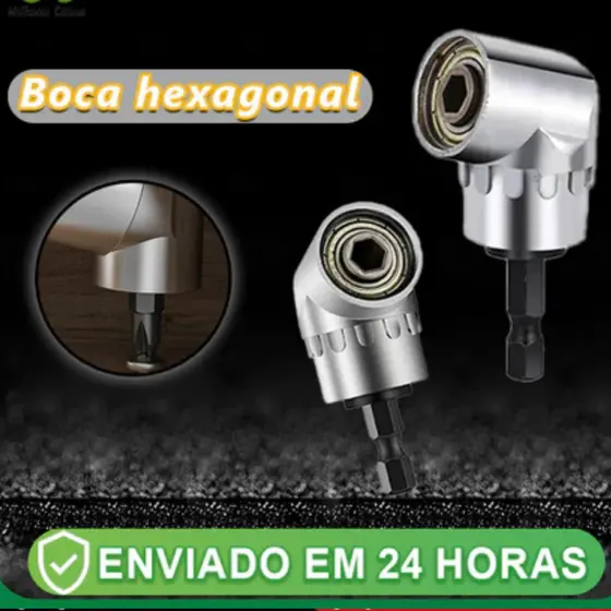 adaptador angular para parafusadeira 105°/90° graus profissional Para Furadeira E Parafusadeira Cantos de Difícil Acesso