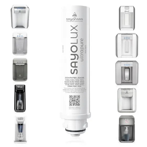 Refil Compatível Purificador Electrolux PE15X PC01B PC01X PE11B PE11X PE12A PE12B PE15B PE15P escolha kit  Preferencia
