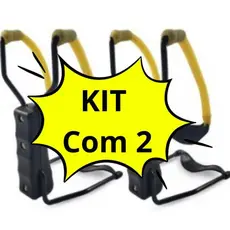 KIT COM 2 Estilingue de Pesca Profissional com apoio de pulso preto MT073 (4)
