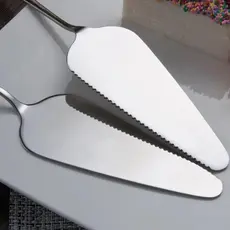 Espátula para Cortar Bolo Torta e Pães de Aço Inox 401 Multiuso Universal - TOP