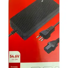 Carregador Fonte  54.6v  2a Compatível com bateria de lítio Para Bicicleta Elétrica Duos