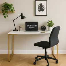 Escrivaninha Industrial Mes de Escritorio Estudo Home Office Mesa Notbook Computador Aço 100% MDF