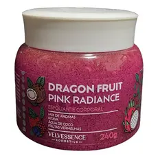 Esfoliante Corporal Velvessence Cosmetics 240g - Melancia, Pitaya ou Pêssego com ação hidratante