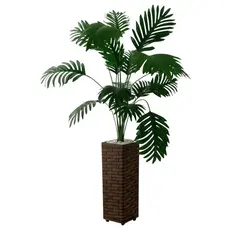 Planta Artificial Palmeira Toque Real com Vaso Grande Decorativo Decoração Enfeite Casa Sala