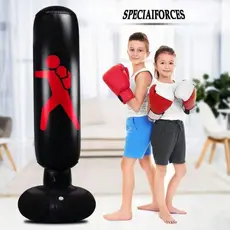 Saco de Pancadas Inflável 160 cm + Bomba Manual – Diversão e Treino em Casa!