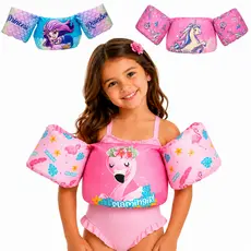 Boia Colete Salva Vidas Flutuador Infantil Até 25kg Não Fura Para Praia e Piscinas Estampas De Meninas