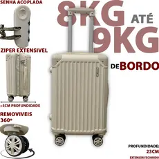 Mala De Bordo 8Kg / 9Kilos Promocao Colorido Mala De Viagem PP N17 / N18 Com Rodinha 360 Com Senha