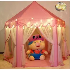 Barraca Infantil Tenda Cabana Castelo Princesas+luzes Led+promoçao