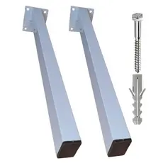 Suporte para Pia de Parafusar 30cm 2 peças Mão Francesa Grapa Bancada Granito Prateleira
