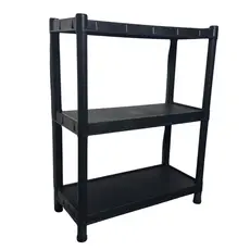 Estante Prateleira Modular Multiuso Organizadora Plástico Com 3 Prateleiras Reforçado - COM PEZINHOS
