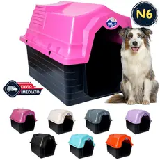 Casa Casinha De Cachorro Nº 6 Plástico Desmontável Pet