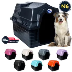Casa Casinha De Cachorro Nº 6 Plástico Desmontável Pet