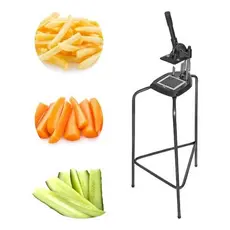 Picador de Pé Grande e Cortador De Legumes Frutas Tomate Batata Cabrita Profissional Reforçado - Promoção