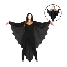 Fantasia Asa de Morcego Adulto Hallowen U