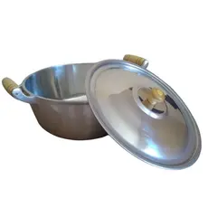 Panela de Alumínio Batido Fundido Grosso 4L Caçarola 24