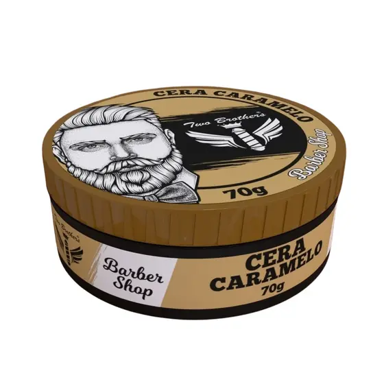 Cera Capilar Caramelo Two Brothers 70g Cabelo e Barba Barber Shop