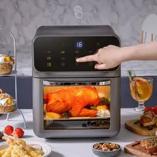 Fritadeira Elétrica Air Fryer FORNO Preta/Inox.XHL_HOME