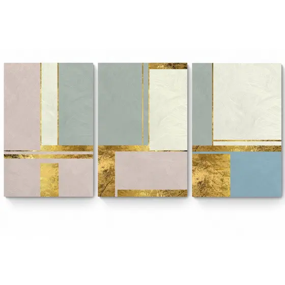 Quadros Decorativos Trio Kit 3 peças Grandes 90x60 ou 60x40 mais de 50 opções de imagens Quadro decorativo Sala Quadro decorativo Quarto Quadro decorativo Escritório Quadro decorativo Marmorizado Quadro decorativo abstrato Folhas arte quadro mosaico