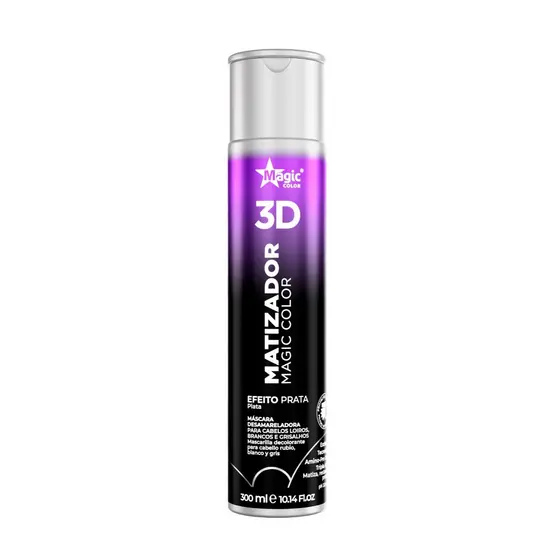 Matizador 3D Magic Color - Efeito Prata - 300ml