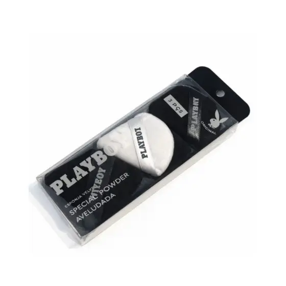 Kit 3 Esponjas  Special Powder Aveludada- Playboy Beauty