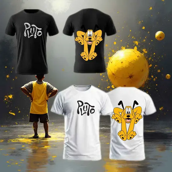 Camiseta pluto Disney - Qualidade Premium | Entrega Rápida | Frete Grátis