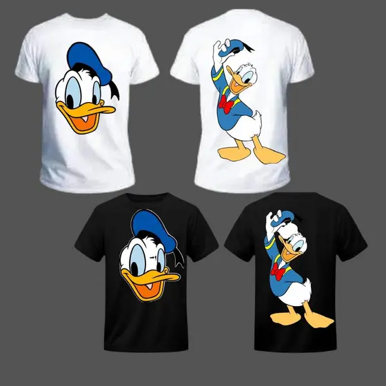 CAMISETA ESTILOSA DO PATO DONALD– CONFORTO E DIVERSÃO NO SEU LOOK!