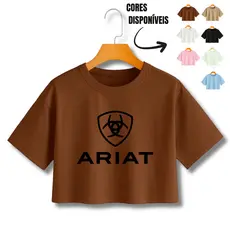 BLUSA CROPPED FEMININO ROUPA RODEIO COUNTRY ARIAT MODA CAVALO
