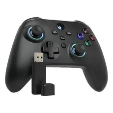 Controle Compatível Xbox One Séries Pc Led Sem Fio KNUP KP-GM035 Preto