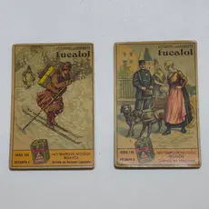 Duas estampas Eucalol No Tempo de Nossos Bisavós