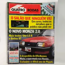 Revista 4 Rodas - Ano XXVI - Nº 316 - Novembro de 1986