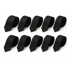 Kit 10 Gravatas Lisas Masculinas P/ Eventos e Formaturas - Mega Promoção