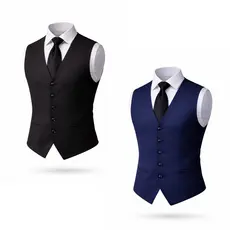 Kit 2 Coletes Executivo Social Masculino Slim P Ternos Oxford Premium - Oferta