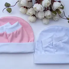 Kit Touca e luva para bebês